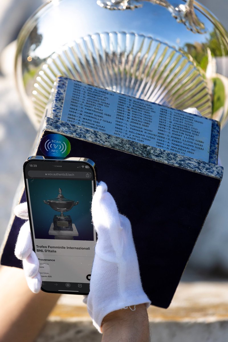 Congratulations to the winners of #IBI23!

We are proud to take part in this historic moment with the creation of the Internazionali BNL d’Italia’s first #phygital trophy.

The physical winners’ cups are embedded with NFC technology, meaning when they come into contact with the