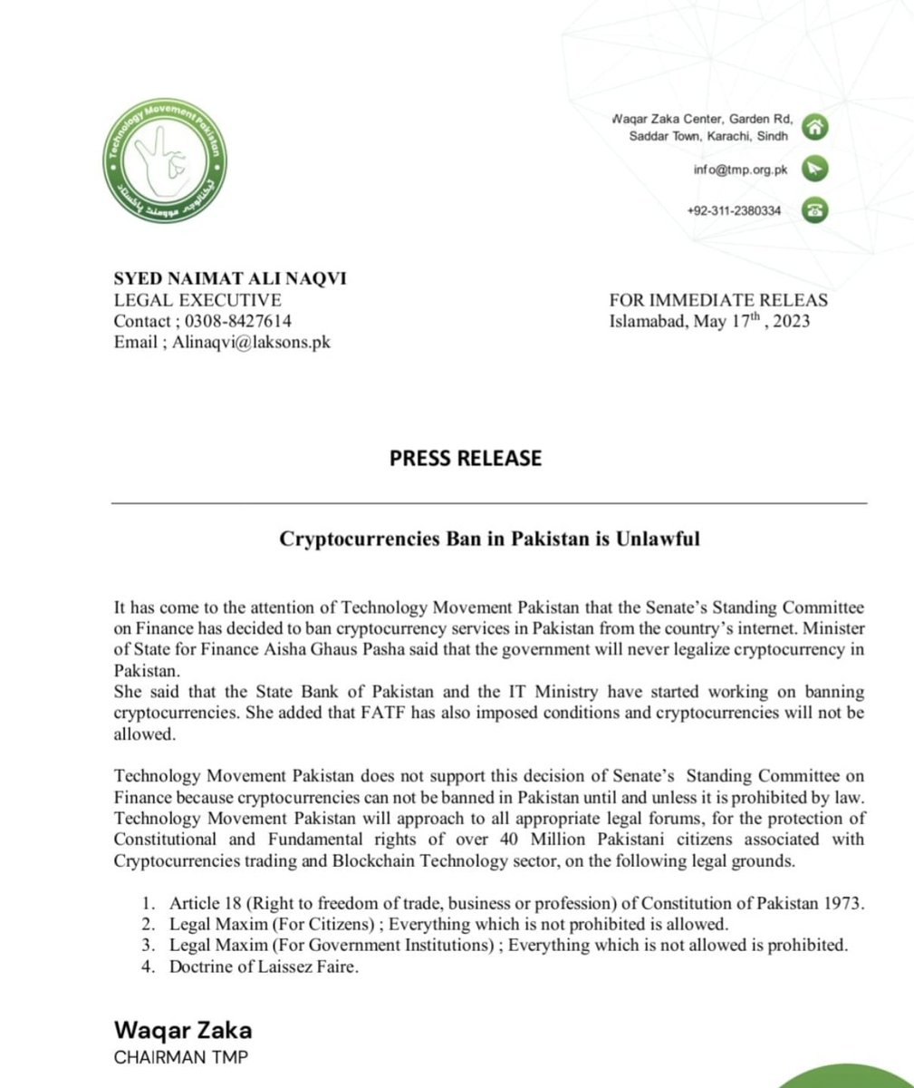 Techmovementpk's tweet image. Our legal battle #TechnologyMovementPakistan