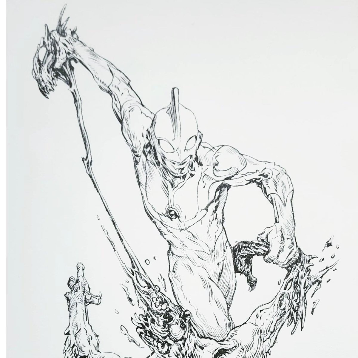 Illustration by Peter Han #DynamicBible #Ultraman superanius.com