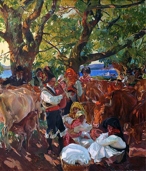 'Romería en Galicia' de Joaquín Sorolla.