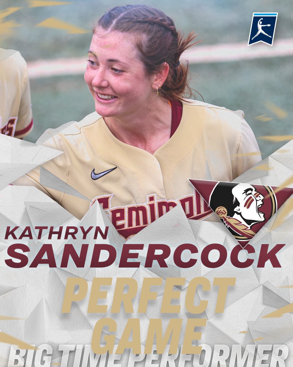 A 𝐏𝐄𝐑𝐅𝐄𝐂𝐓 𝐆𝐀𝐌𝐄 in the Tallahassee winner-take-all game!!! ✨

#RoadToWCWS x <a href="/FSU_Softball/">Florida State Softball 🥎</a>