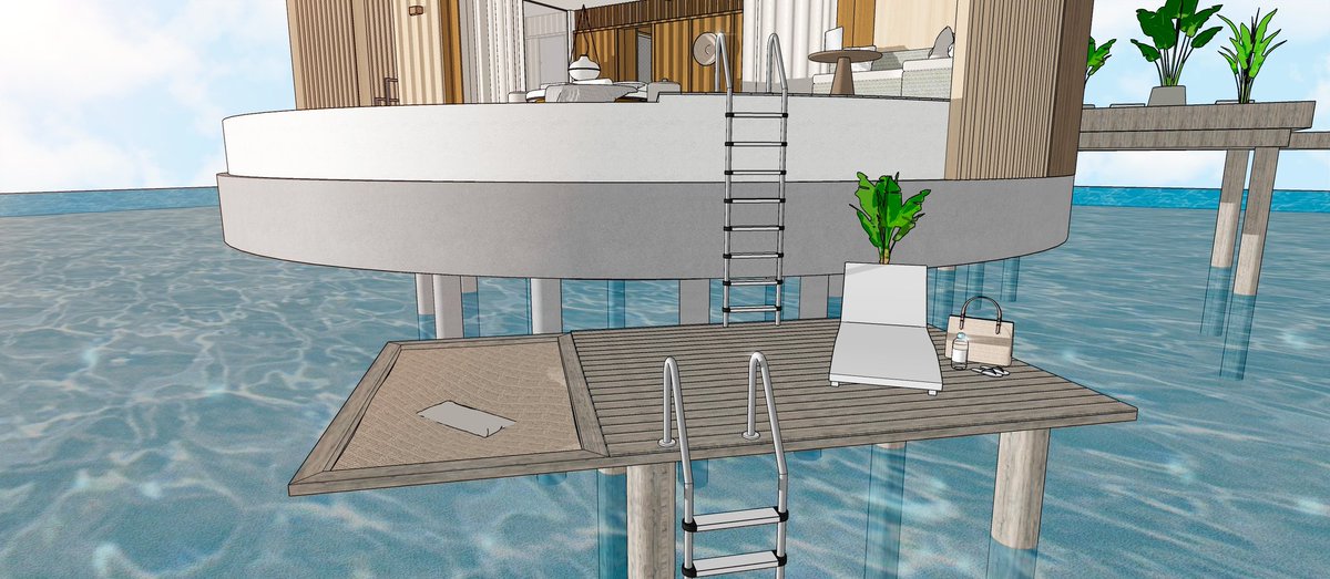 ChibiDeza's tweet photo. NEW BACKGROUND: Floating Hotel Room Cabin
For your luxury webtoon vacations!
Link here 👇
https://t.co/MlPoNLbIxK
#acon3D #3Dmodel #webtoon #sketchup #background #webcomic #webtoonbackground #3dart https://t.co/Ls0qYeAxOs