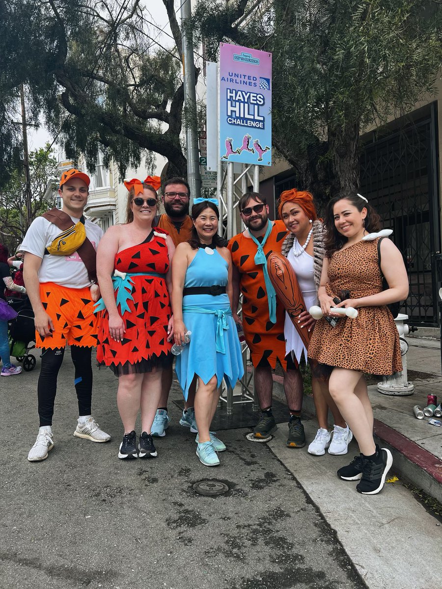 @Auggiie69 @annie54c @sychew51 #united Just a few of our SFO employees in the spirit participating in SFO Bay to Breakers. Gotta love it. #beingunited #sfowheregooeadstheway.