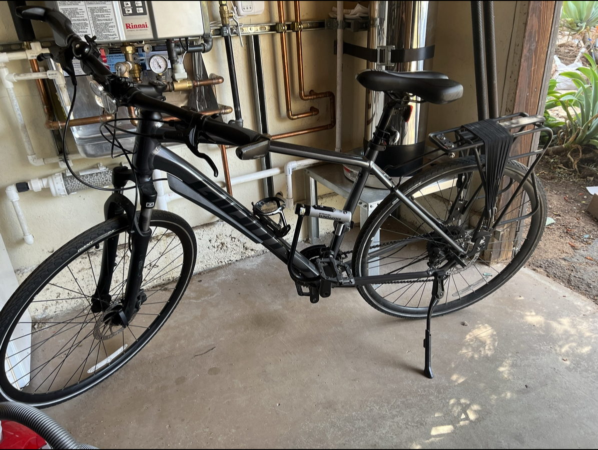 STOLEN - Gray Giant Roam Disc 2 in North Park bikeindex.org/bikes/1523781