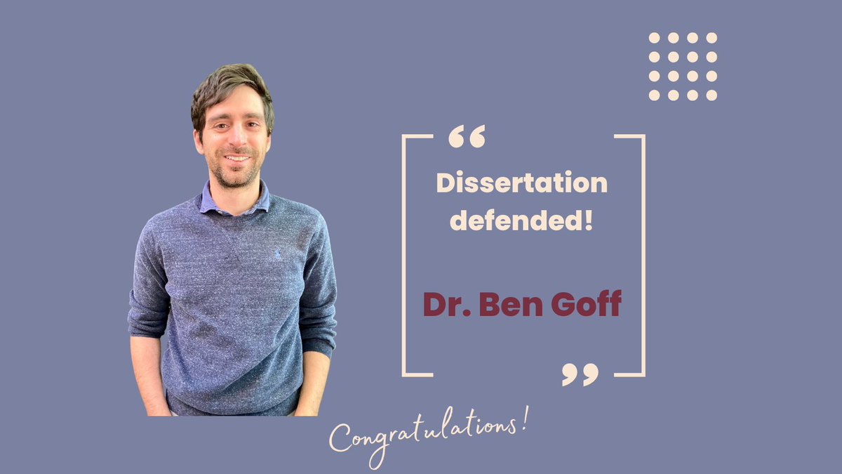 History_FSU's tweet photo. Congratulations to Ben Goff who recently defended his dissertation "Making Economies: Military Medicine and the French State, 1708-1815."
Well done, Dr. Goff!
#dissertationdefended #fsuhistory https://t.co/XBKh9UCjWk