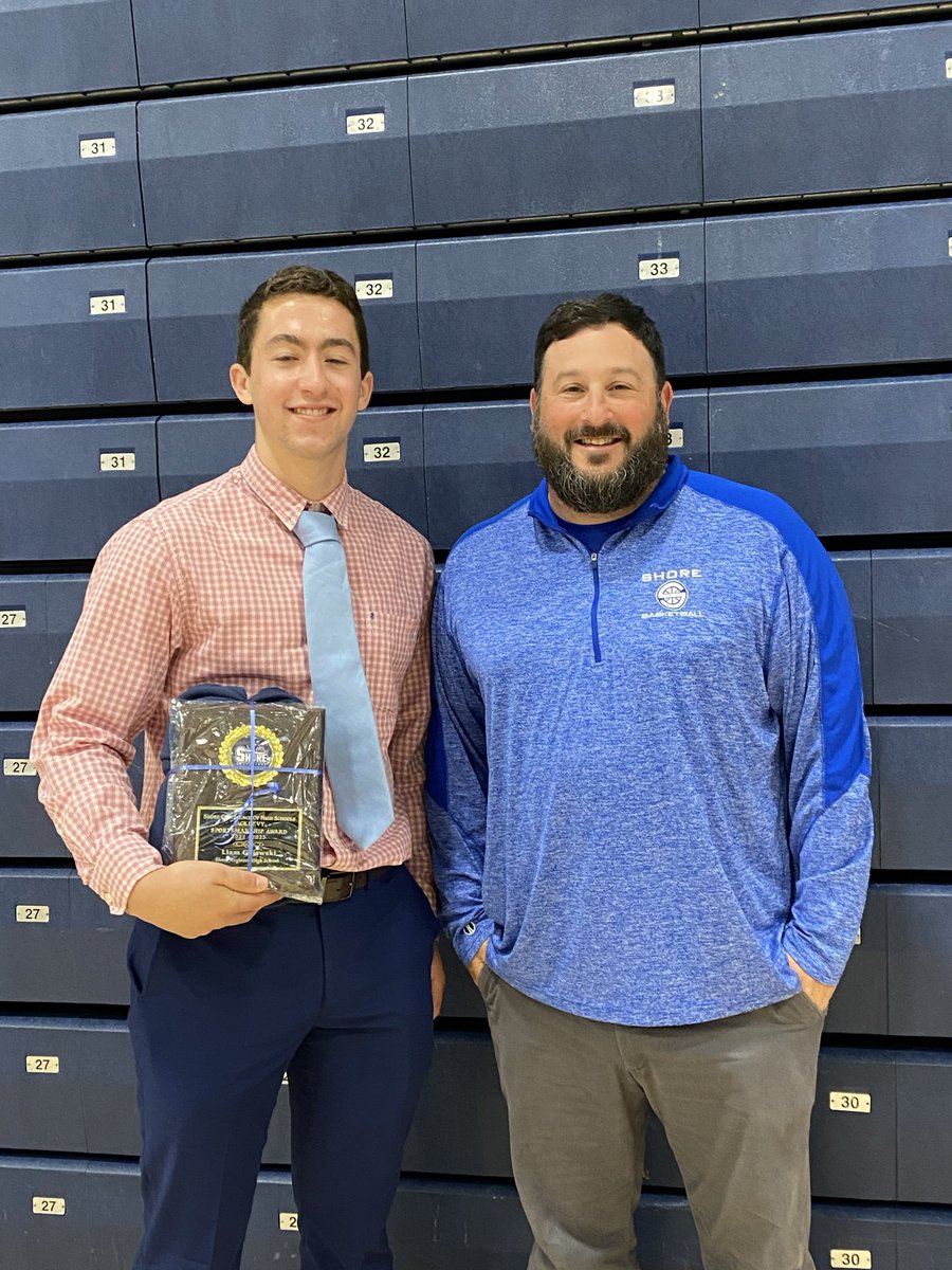 Congratulations <a href="/liam_gajewski/">Liam Gajewski 2023</a> on representing <a href="/Shore_Bball/">Shore Basketball</a> at the Jack Levy Sportsmanship Breakfast in Toms River. Well Deserved, best of luck at Binghamton.