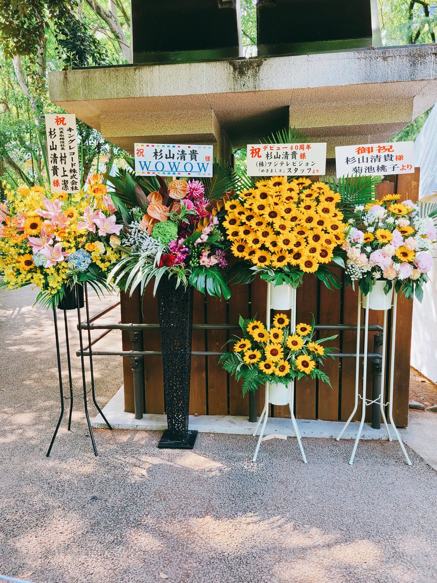 _flower_u's tweet photo. 杉山さんの野音行ってきました🏃
杉山さんの伸びやかな歌声は心地良かった😆
「あの空も~」は野音だからこそ泣ける✨
「long time ago」「サンセット・ラブソング」にうっとり😍からの「空から降りてくる~」は圧巻🥹
バンドツアー&来春オメガラストツアー発
表❗
嬉しすぎる👍
#杉山清貴
#High_High https://t.co/pF0Q9DAjyg