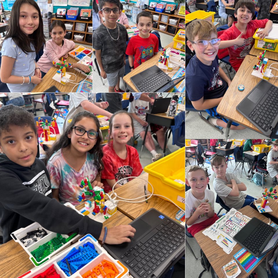 4MichelleMartin's tweet image. Thank you, Mr. Conklin, for visiting our classroom to explore more of @LEGO_Education! We loved constructing a moving Ferris Wheel with lights and sounds! 🎡 #LegoFun #Coding