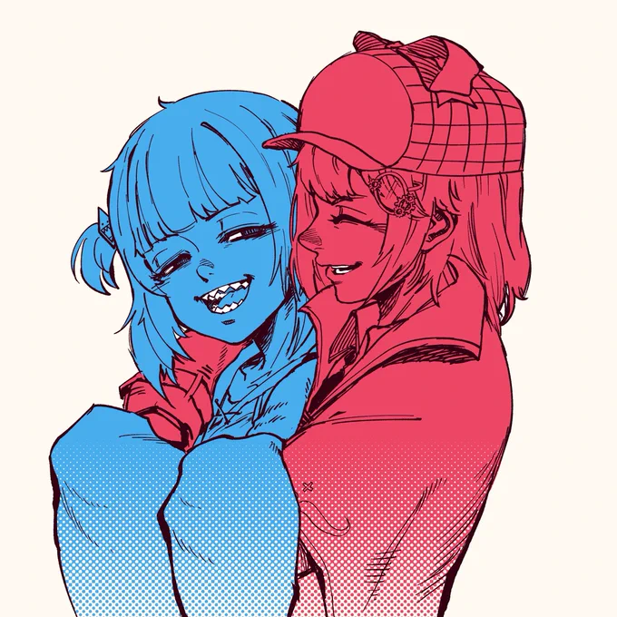 Gura and Amelia   Requested by Kosmos