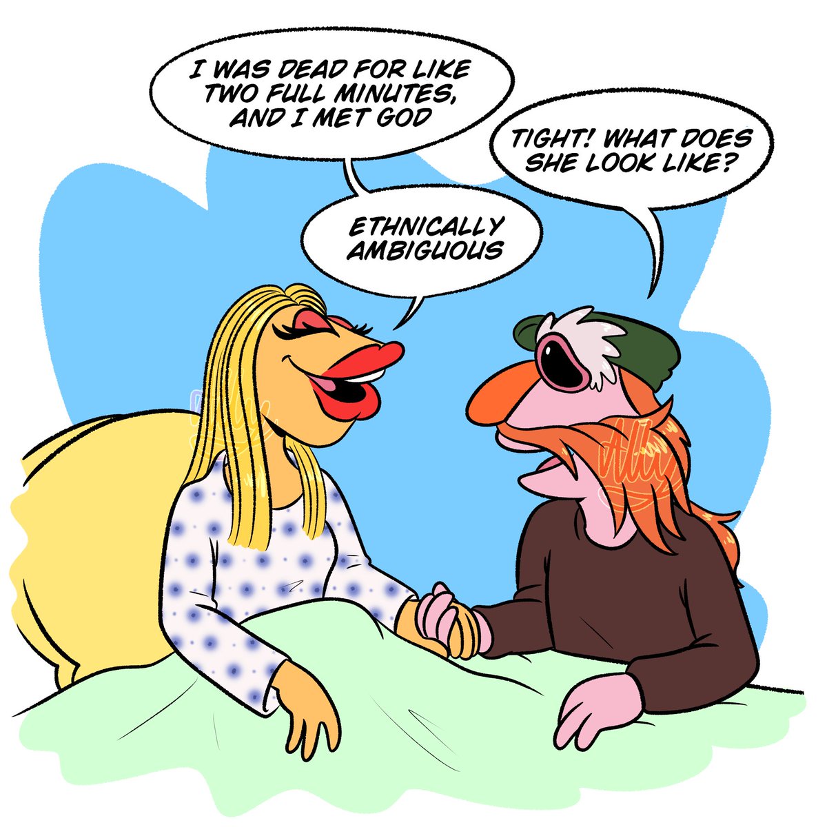 Idiots in love! 💖

~

[#muppets #muppetsmayhem #fanart #digitalart #muppetfanart #electricmayhem]