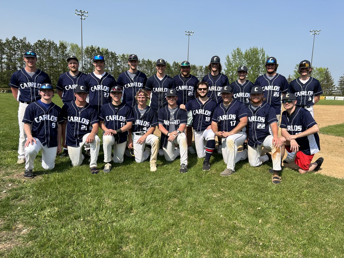 The Carlos Cougars start the season right with a 19-7 win over Chokio!
Next game is at Sauk Center, May 27th at 1pm