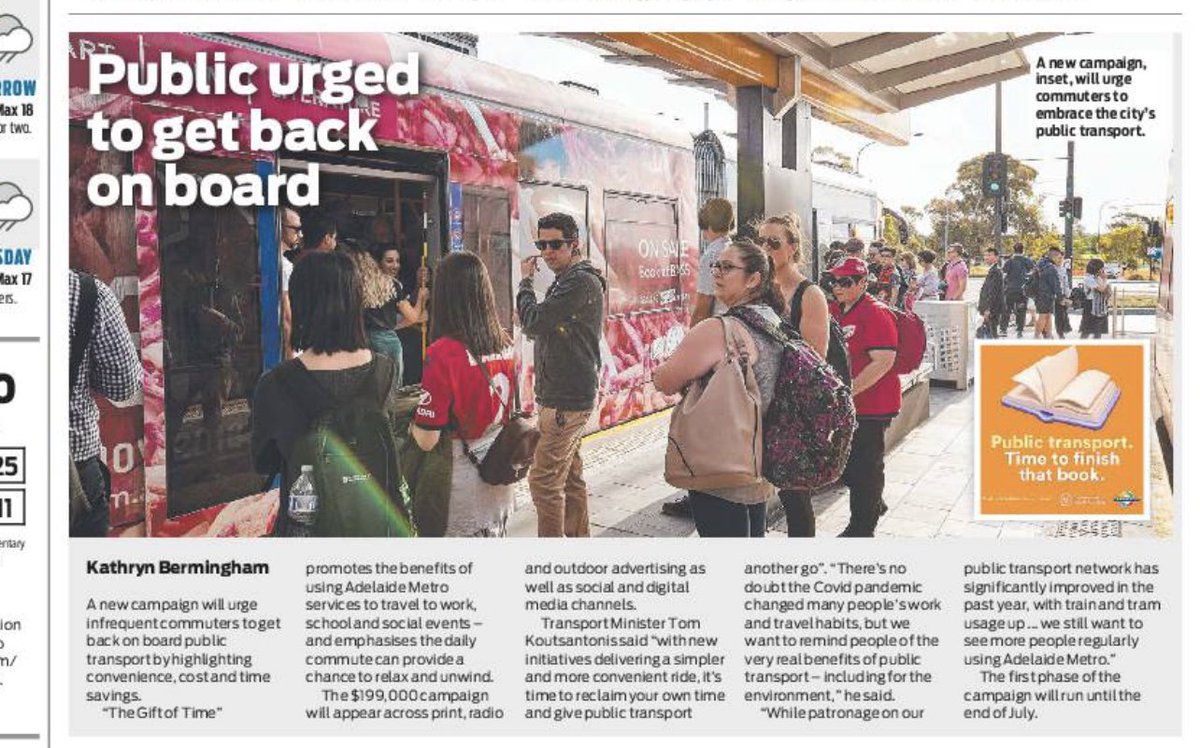 We need investment in our infrastructure, not ads telling people to catch public transport!