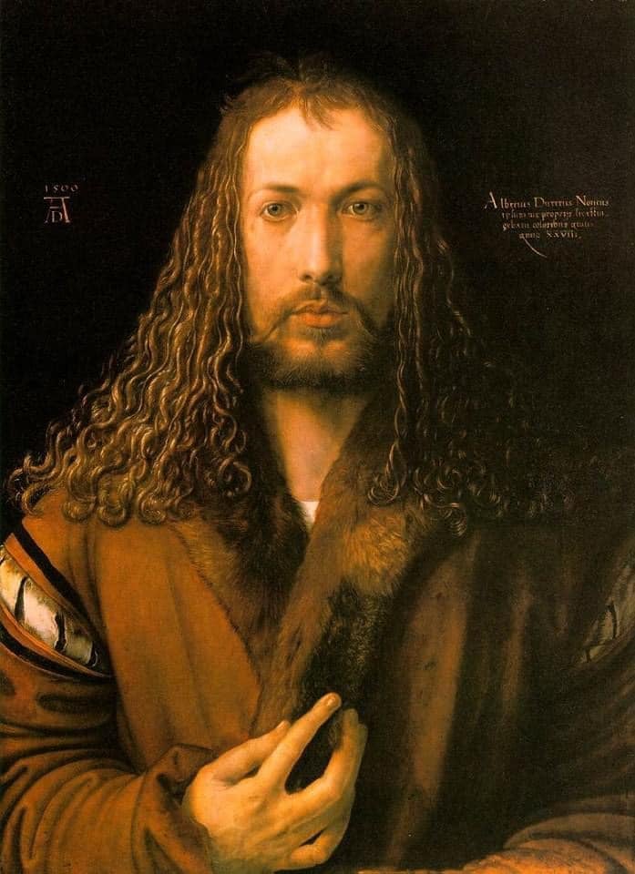 1- Happy Birthday #AlbrechtDürer
May 21, 1471 – April 6, 1528
Durer was the 1st artist with a personal 'brand' and a designed identity. He was also one of the 1st to sign his paintings, and created a 'logo' for himself, so no one would question whose work they were viewing.