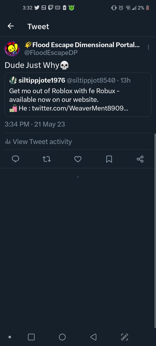 FloodEscapeDP's tweet photo. Guy we are suffering a attack 💀💀💀 https://t.co/QaChRPe8BQ