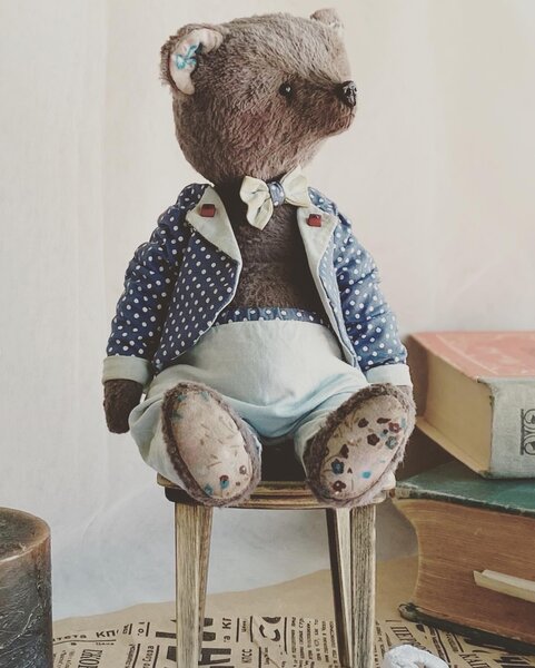 Owen by Anna Veremeeva bearpile.com/t/342776  #handmadebear #handmadebears #bear