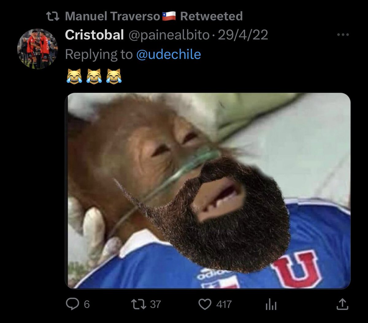 EuropolisRadio's tweet photo. @irarrazaval__ @VarskySports Racista Detectado. Twitea esto y quiere venir a opinar de argentina, mejor llámate al silencio sin vergüen za. https://t.co/s7oadNVMD4