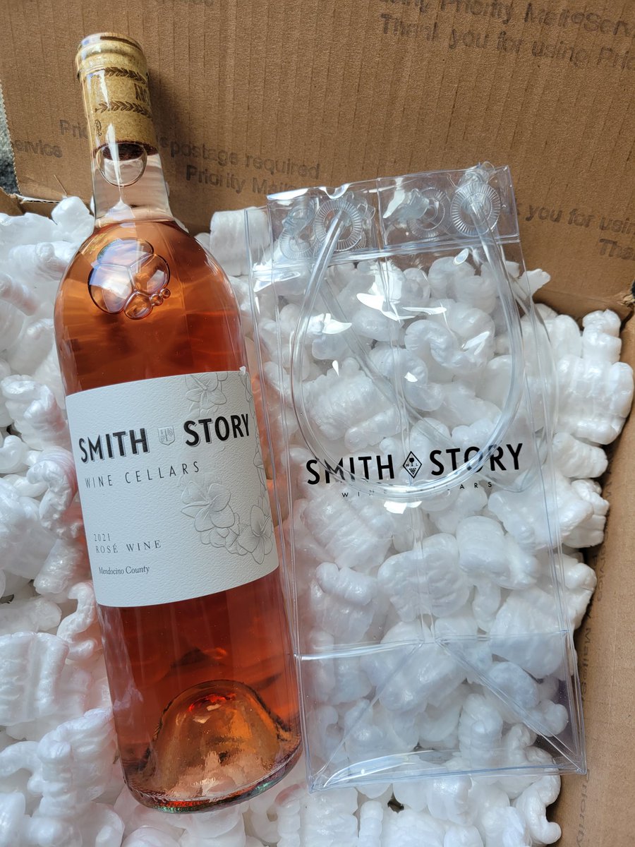 Thanks so much for the wine! @thepinksociety_ @smithstorywines #wine #pinksociety