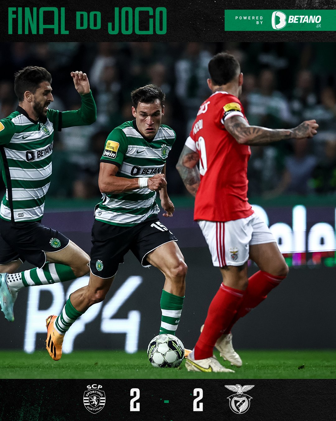 Sporting CP on X: #SportingB  ⏹️ FINAL DO JOGO: Derrota dos