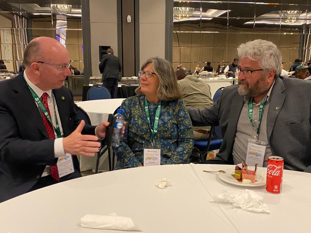 ArnoldPuech's tweet photo. Today’s session of #WFOGA2023 testifies to the resourcefulness of farmers worldwide in addressing global challenges: adapting to #climate change, restoring #biodiversity , the #transition to sustainable food systems. #Farmers definitely are key actors to a more resilient world! https://t.co/6Gz1ixKwyD
