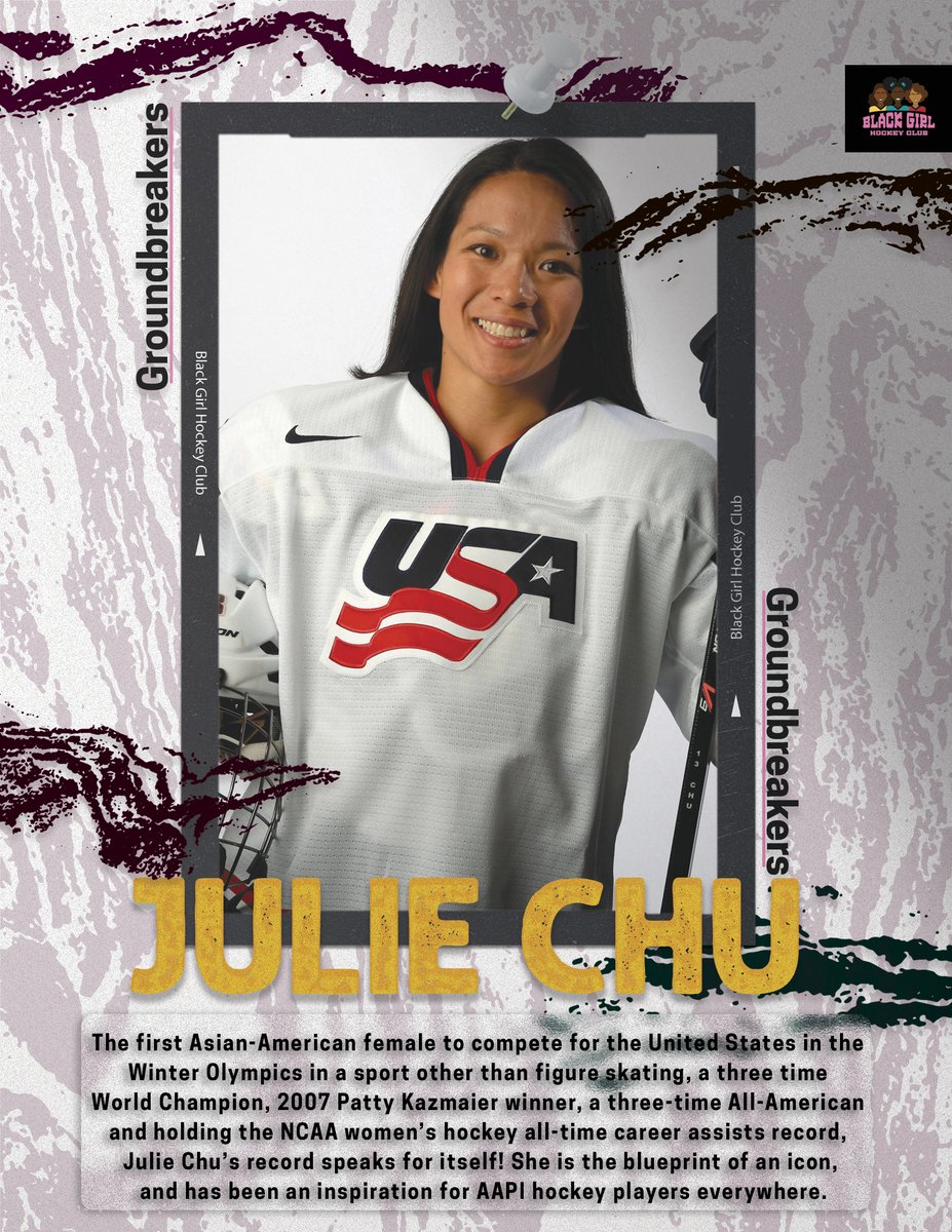 Today we celebrate <a href="/juliechu13/">Julie Chu</a>!

Chu has left her mark on the game in more ways than we can count. The first Asian-American female to compete for the US in the Winter Olympics in a sport other than figure skating, Chu brought home 4 medals (3 silvers, 1 bronze) for Team USA!