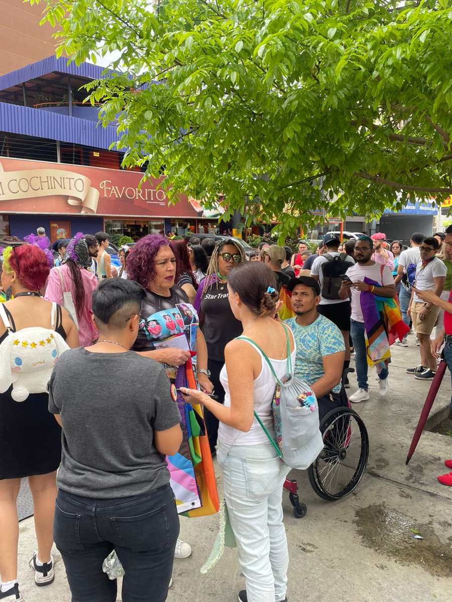 TamaraAdrian's tweet photo. Hoy orgullosamente pude acompañar a la marcha del Día Internacional contra la Homofobia, Transfobia y Bifobia #IDAHOBIT2023 que ocurrió hoy 21 en Caracas. Como candidata manifesté mi apoyo a la lucha y a la de todos los derechos humanos. #UPDi #ConTodosPorTodos #TamaraPresidenta https://t.co/Zdrr0t4qRD