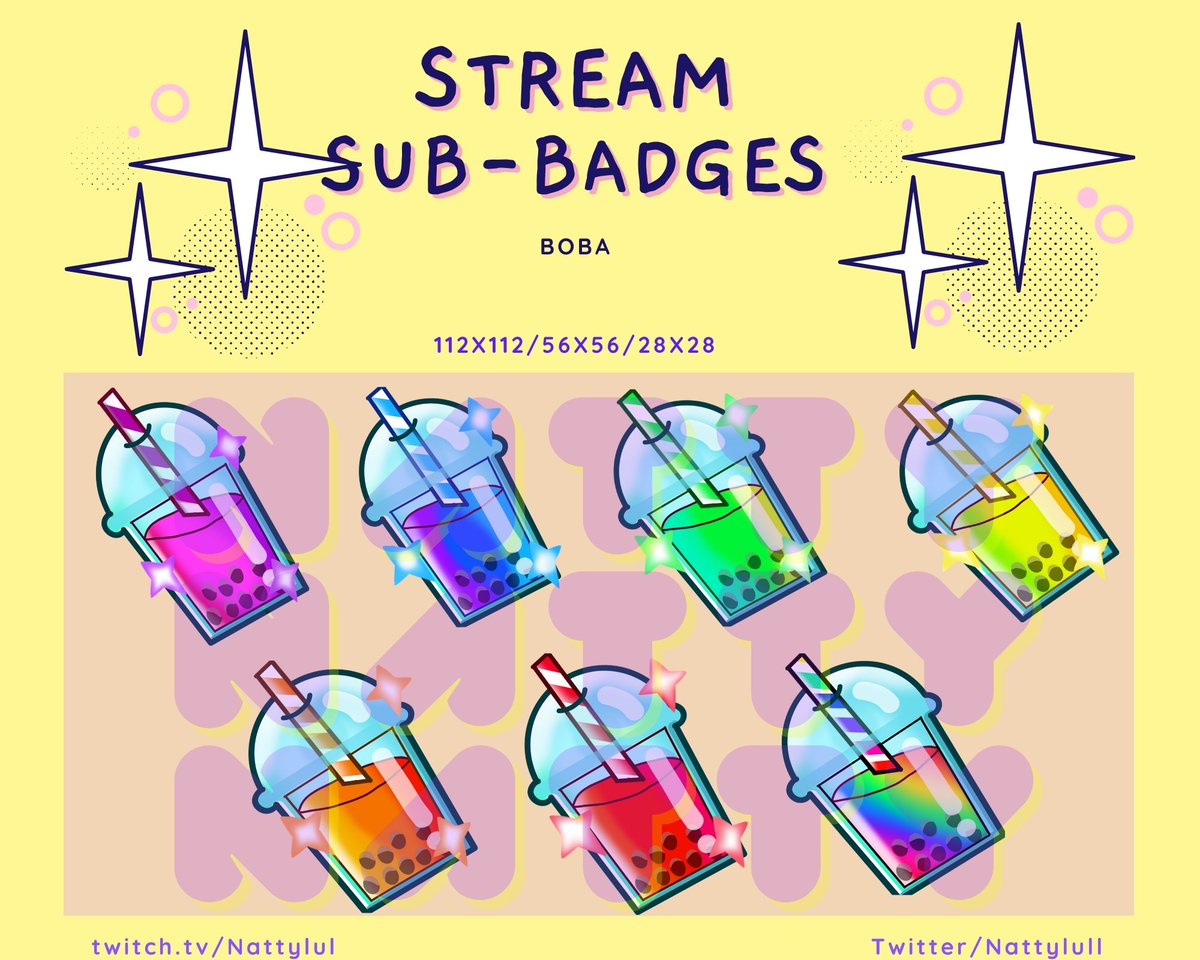 ✨open commissions✨
made my sub badges today💗 
#emotes #twitchemote #twitch #kickstreamer #digitalart #custom #cute