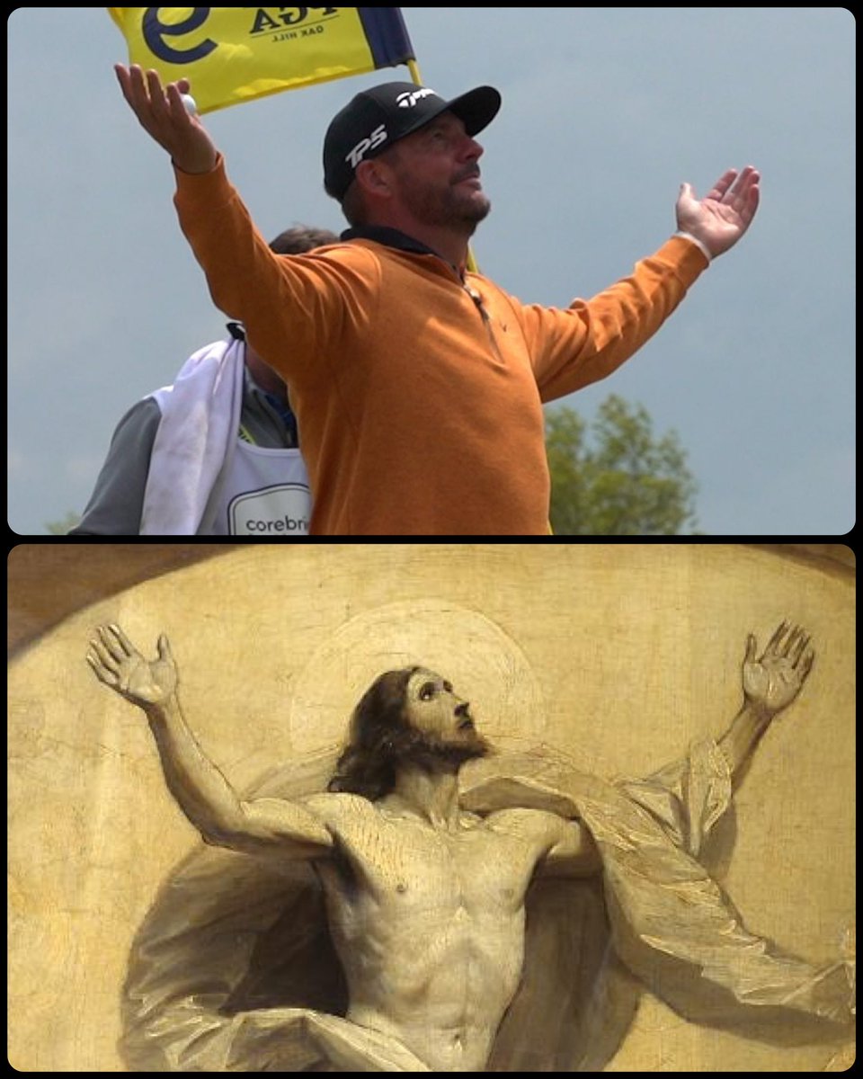 ArtButSports's tweet photo. Sketch for ‘The Ascension’, by Benjamin West, 1782, 📸 via @PGATOUR https://t.co/gKh4zXH91j
