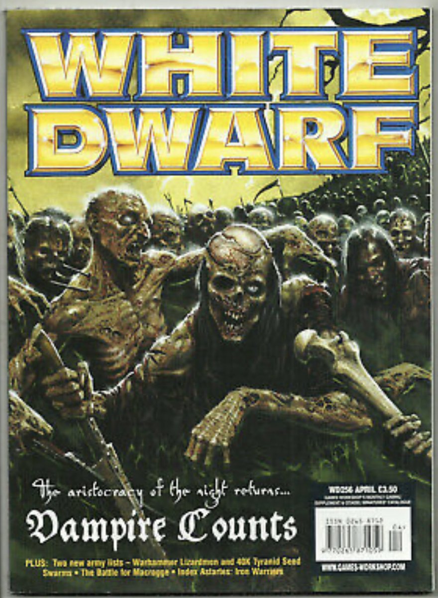 RedBristles's tweet photo. @Garfytwit 256, April 2001. A couple of months after starting my hobby journey. I still have it and regularly go back and read it, something about the WDs back then that I’ve never seen recreated since. Magic! https://t.co/EEAItrEbXV