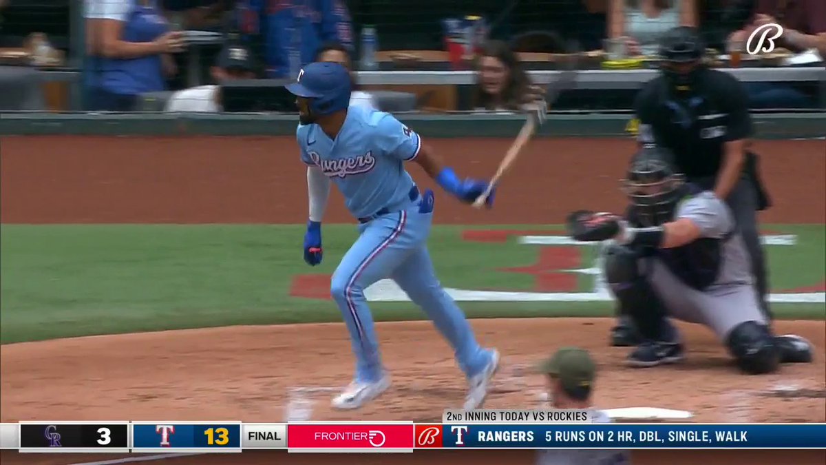Bally Sports San Antonio on Twitter "2nd inning the Rangers were ready