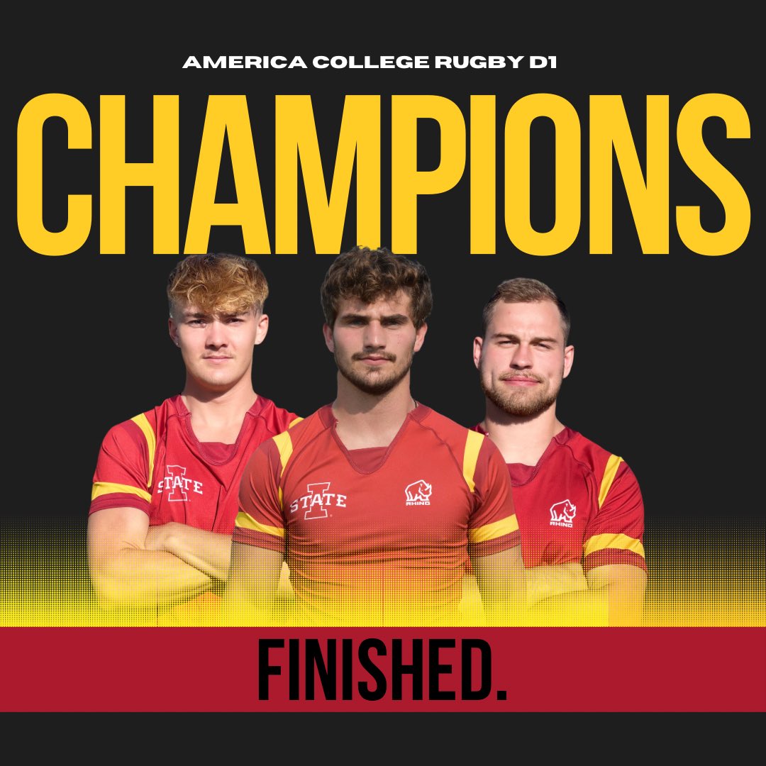 Finished.

For the first time in program history your Cyclones are National Champions!