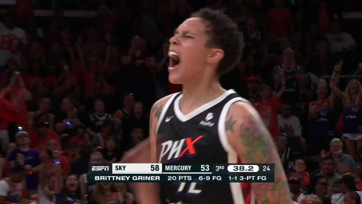 “I’M BACK” -Brittney Griner 🗣