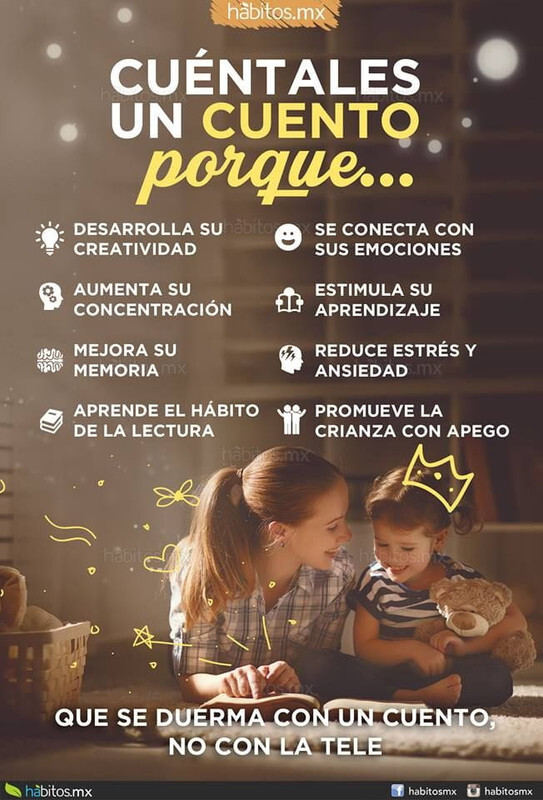#Infografía | Cuéntales un #cuento porque...