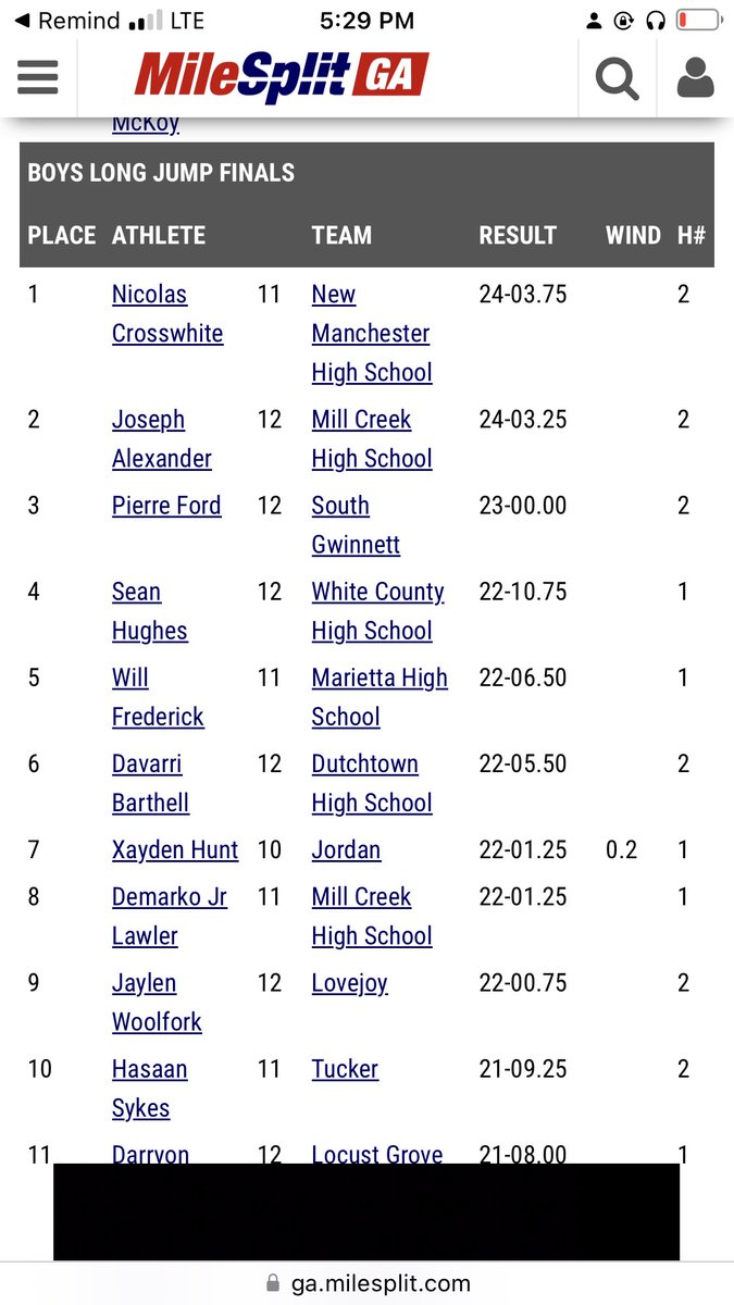joegonjump's tweet photo. Wingfoot Night of champions✅

Long jump 2nd🥈|| 24-3.25

@ncsa @RecruitGeorgia @Scout_ScottC @Scout_ScottC @GDPsports @AtlZoom @NCAATrackField @MilesplitGA @milesplit https://t.co/Je05vTGHbl