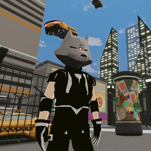MetaPartyDCL's tweet photo. Check out the @MetafoxCrew RGB Cyber Fox, now available in the #Decentraland marketplace 🔥

The perfect wearable for killing enemies while playing the CyberStrife P2E in tomorrows launch event 🤖

https://t.co/CnEuSd7uQZ https://t.co/xknoZxvuKD