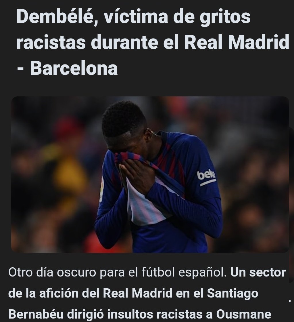 El racismo se denuncia los 365 días del año, no cuando te conviene.