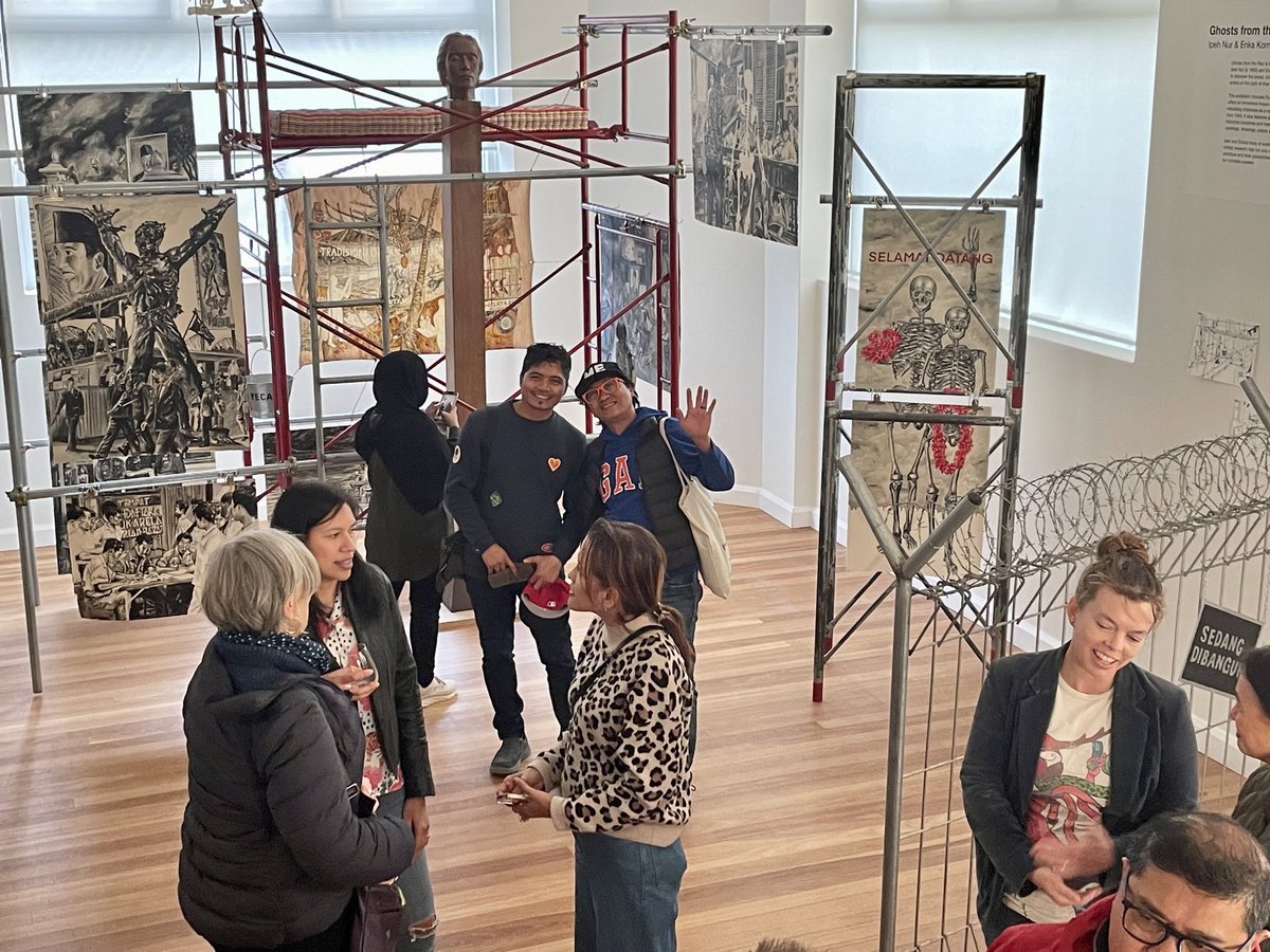 at The #16albermarle &amp; BBBI-NSW Closing Event  (#Newtown #Sydney 20 May 23) : Celebrating #IndonesianContemporaryArt &amp; the Ghosts from the Past exhibition!
