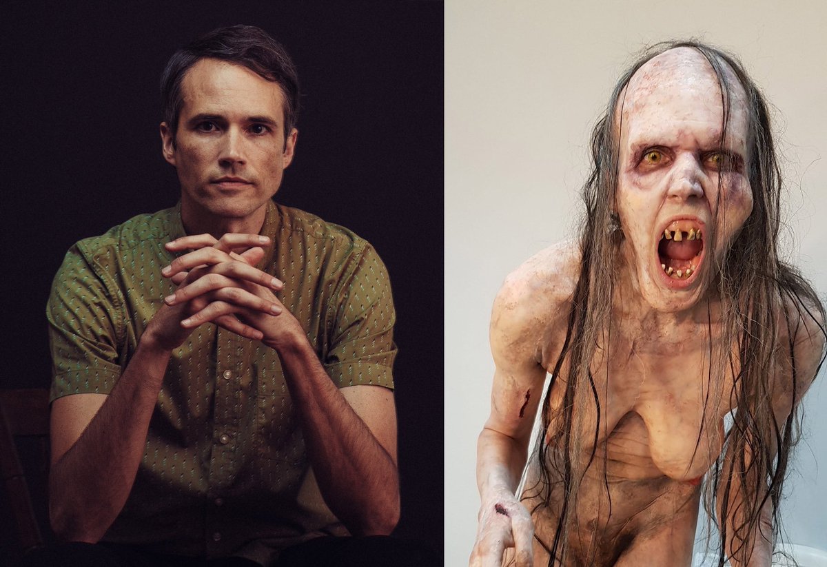 LanaYReviews's tweet image. When Matthew Patrick Davis stood up and smiled at me, I kid you not fam, I nearly FAINTED at this man’s 6’8” uniquely captivating presence. 

Instantly forgot everything I was going to ask him 🤯 #crypt23 #HorrorFamily #barbarian