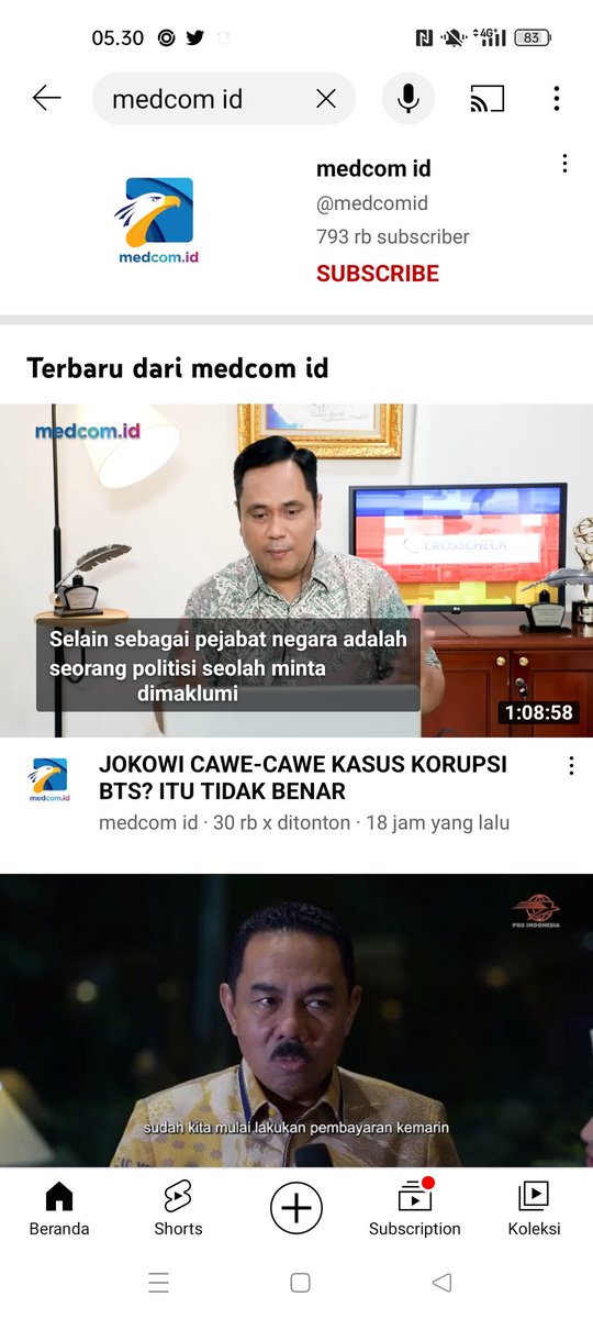 Ksihn skli dg media ni,dlu ktika bos msra dg koalisi, dg berani bela jokowi,eh ktika bos tak lgi sehti dg Jokowi, nyerng sna sini, msuk brisn oposisi, yg isinya kebnykan  kelompok sakit hati, pembenci Jokowi dan Metrotv. 
#KalaIndependensiTakDipedomani
#PolitikMedia
#Independensi