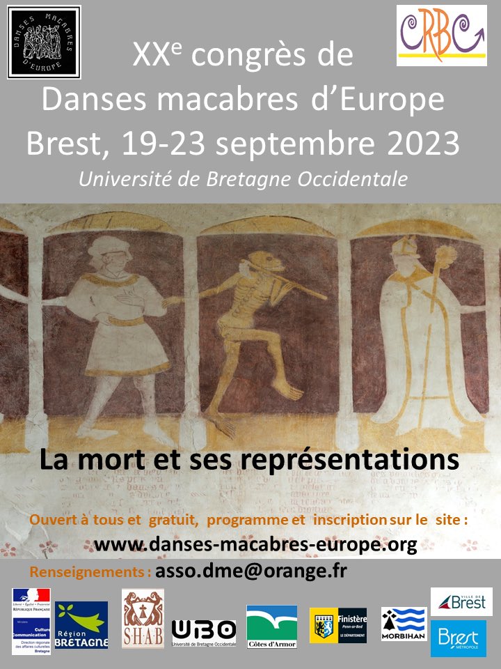 grpmurale's tweet photo. Association amie #DME #danses #macabres congrès à venir en #Bretagne #teampat @UBO_UnivBrest @regionbretagne https://t.co/SWm5p8xhvD