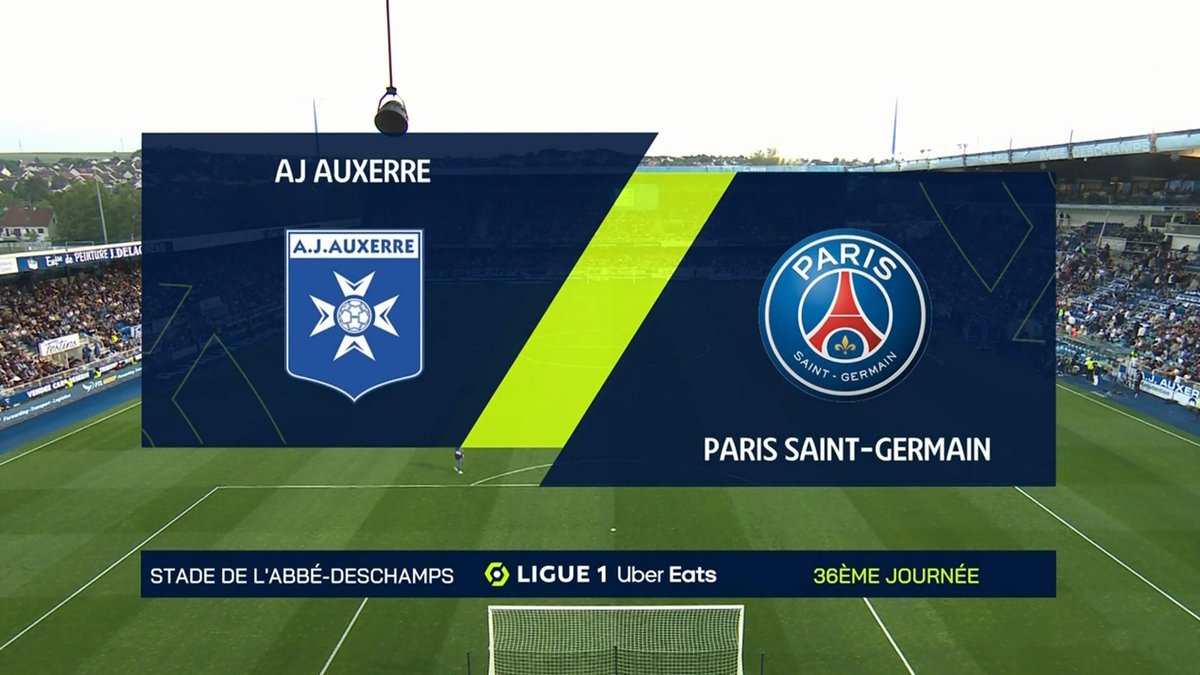 Auxerre vs PSG Full Match Replay