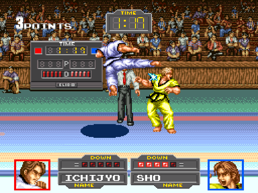 BuscandoElWarp's tweet photo. El juego del día: #TaekwonDo (#SNES)
Creador: #HumanEntertainment 1994.
Si al igual que yo de niño participaste deplorablemente en un torneo de Taekwon-Do, es este título puedes reivindicarte demostrando que eres el mejor entre otros 19 peleadores en este milenario arte marcial. https://t.co/ByEvNn6COe