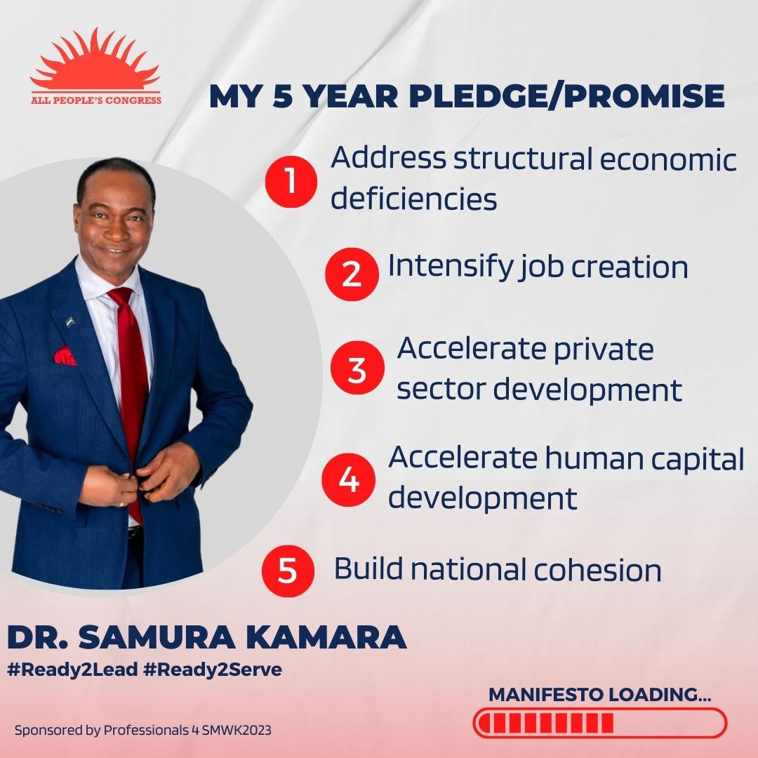 redandready2023's tweet photo. Ten priority areas under the soon to be President @samurakamara201.
#SaloneTwitter #RedandReady2023 #APCBackToPower2023 https://t.co/Dr7XsuulOX