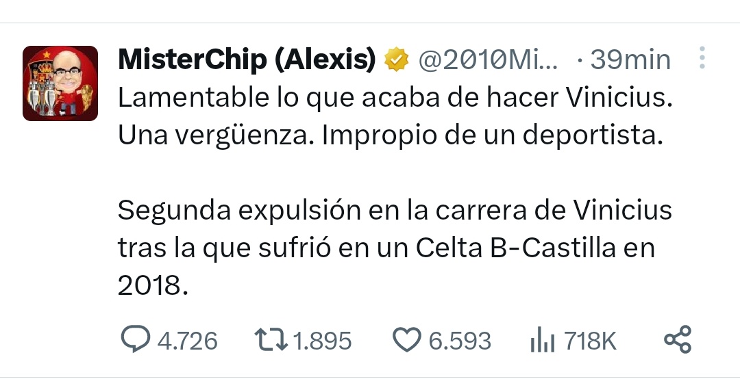 A <a href="/2010MisterChip/">MisterChip (Alexis)</a> se le cayó este tuit antes , pero lo borró. Te llamó alguien?