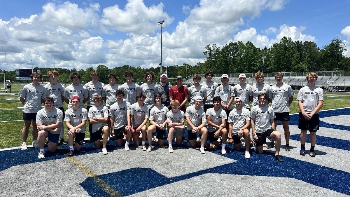 Anthony Giugliano (@coachgiugliano) on Twitter photo BIG <a href="/KohlsKicking/">Kohl's Kicking Camps</a> Training group from SC/NC/GA! One FG winner <a href="/DavisLittle3/">Davis Little</a> and one Punt winner @Bert_Gunda ✅💥🏈💪 BIG <a href="/KohlsKicking/">Kohl's Kicking Camps</a> Training group from SC/NC/GA! One FG winner <a href="/DavisLittle3/">Davis Little</a> and one Punt winner @Bert_Gunda ✅💥🏈💪