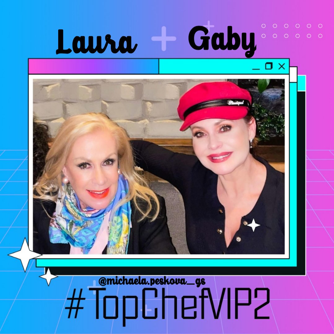 .@gabyspanic @LAURAZAPATAM son increíbles😍Dos mujeres admirables a las que respeto inmensamente❤Me encanta la amistad de Laura y Gaby❤Cuando Gaby ya no está en TopChefVIP Espero que Laura luche por toda esta injusticia y gana💪Enviando amor infinito desde la RepúblicaCheca❤🇨🇿