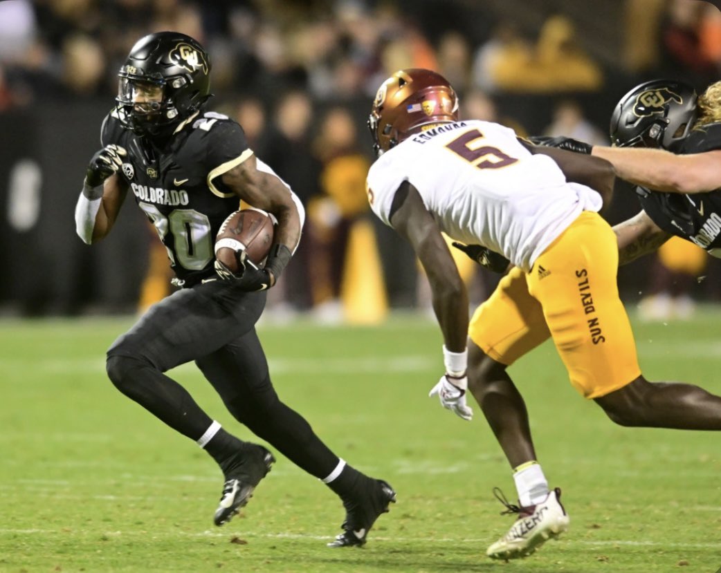 After having a great conversation with Lance Carl (<a href="/buffs4life2/">Lance S.Carl</a> ) I have received an offer (PWO) to play football and continue my education at University of Colorado! Sko’ Buffs!  <a href="/DeionSanders/">COACH PRIME</a> @CoachKellyBuffs <a href="/RonWoitalewicz/">Ron Woitalewicz</a> <a href="/Coach_Fella23/">Kevin Mathis</a> <a href="/drsofferdahl/">Drs John and Cristee Offerdahl</a> <a href="/ProStarSports/">Paul Sheehy</a>