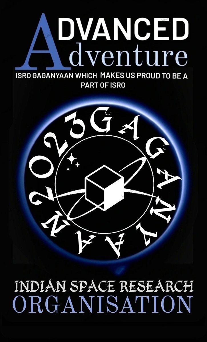 @ISROSpaceflight I designed a cover page for Gaganyaan mission @isro  @isro