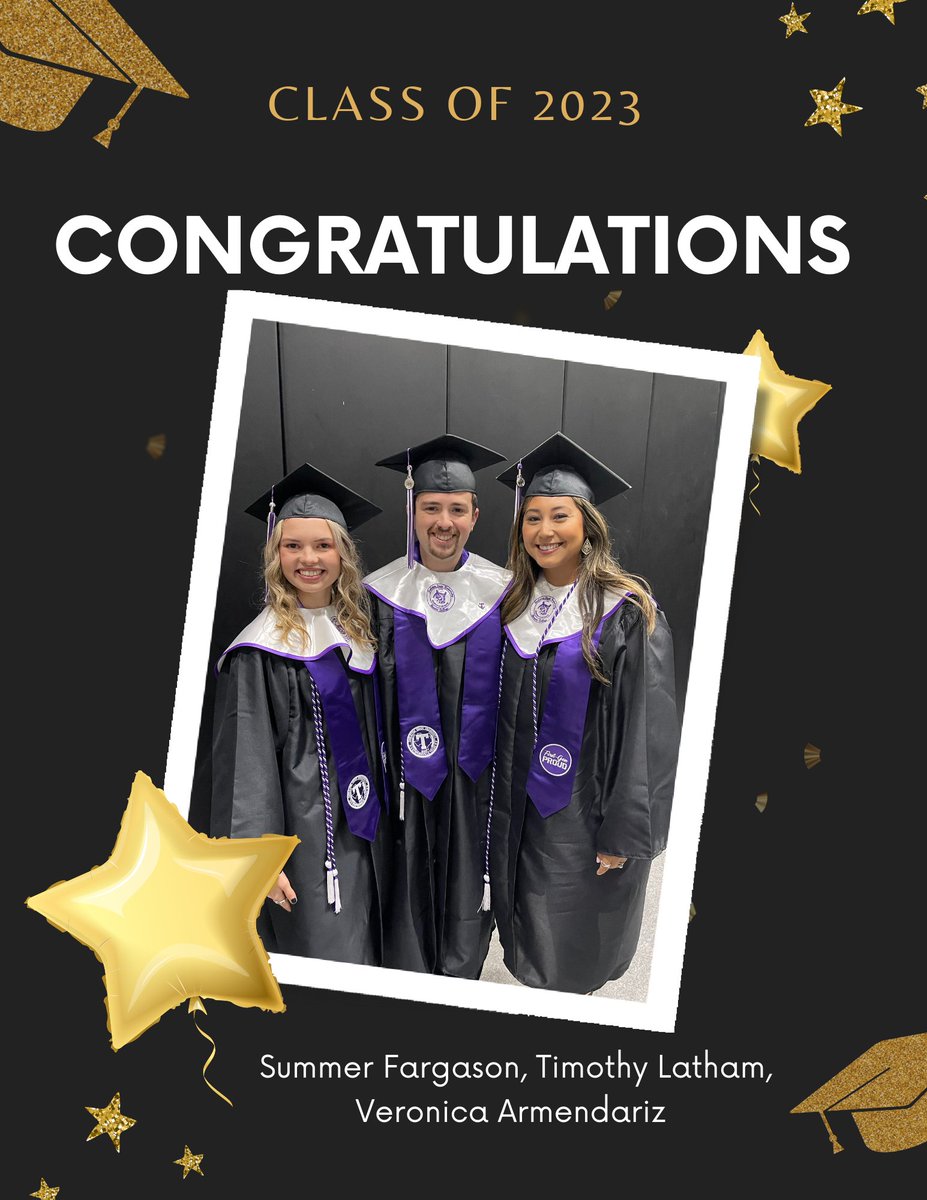 We want to extend our congratulations to our Student Residents. Your hard work and dedication have not gone unnoticed, and we appreciate all that you have done for our staff and students. We wish you the best of luck as you pursue your future career goals!