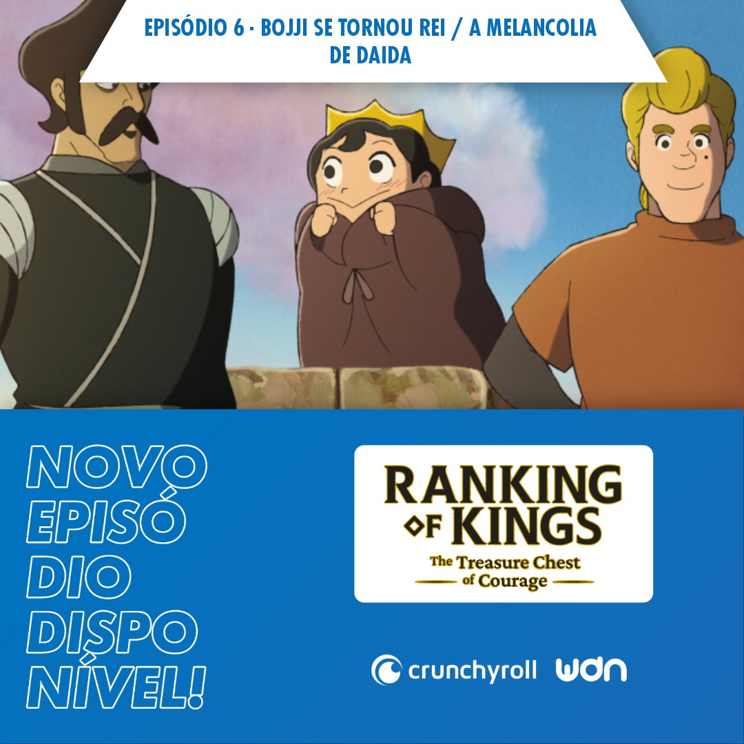 Ranking of Kings Dublado Na na Crunchyroll É HOJE 