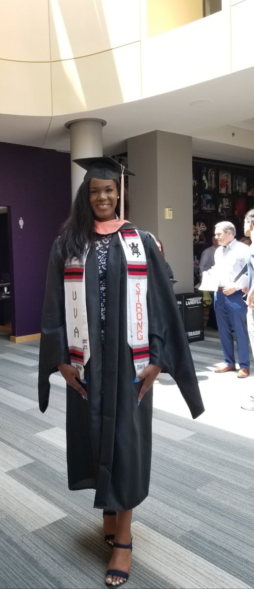 icgodfirst7's tweet photo. Today was a Great day!!! Introducing @eleah_jade MPH
Job well done Baby Girl!!!
Thank you @PennWBB @UVAWomensHoops two great schools #40YrPlan https://t.co/RYo5Gg3kP0